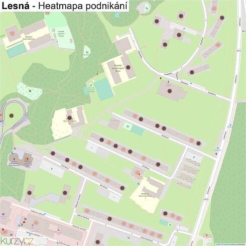 Lesná - mapy | Kurzy.cz