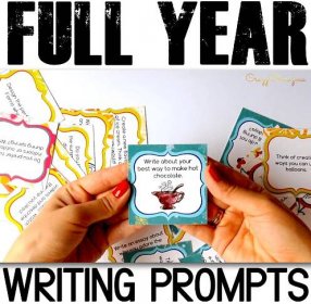 Looking for creative writing prompts for teens in middle school? Build essential writing and speaking skills from the beginning of the year to the last day of school. Perfect for small groups, as a homework assignment, as literacy centers or as independent centers work.