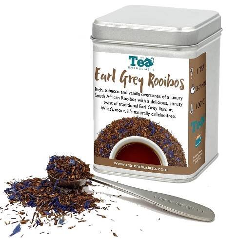 Earl Grey Rooibos Loose Leaf Tea A delicious twist on a traditional tea.