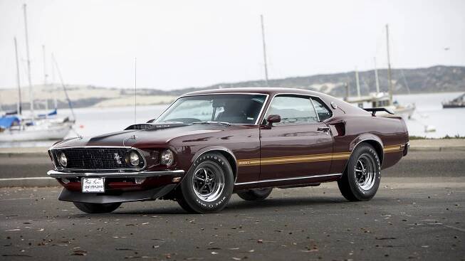 1969 Ford Mustang 428 Super Cobra Jet Front View