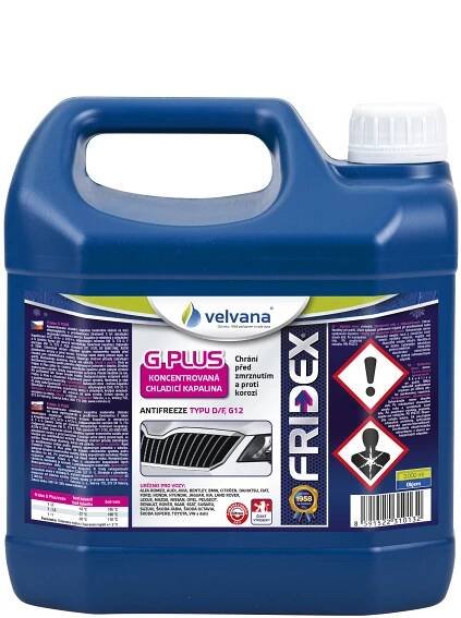 Velvana FRIDEX Chladicí kapalina G PLUS 3 l; do -38°C