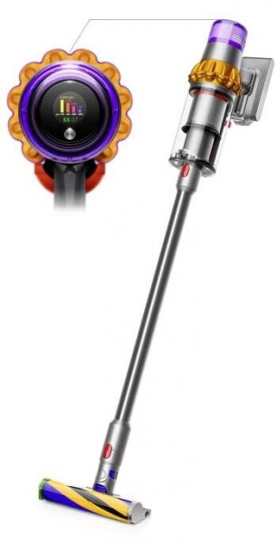 dyson V15 Detect Absolut Nickel Satin Gelb-Gla, 446986-01 akumulátorový zyklon vysavač, 25.2 V, 230 V, 660 W : Půhy.cz
