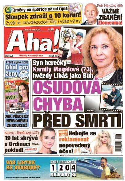 Deník Aha! 24. 9. 2024
