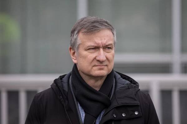 Jozef Sinčák u 50. výročí otevření Nuselského mostu (22. 2. 2023)