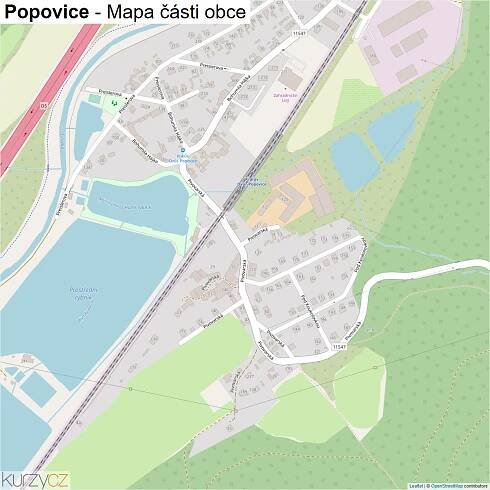 Popovice - mapy | Kurzy.cz