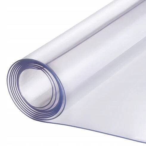 PVC chránič stolu 54x54 palců Průhledný plastový chránič stolu o tloušťce 1,5 mm za 618.00CZK - Allegro