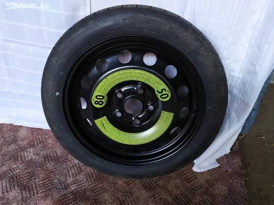 Dojezdové kolo-5x112 R16-audi,vw,Seat, škoda - Hořice - Bazar