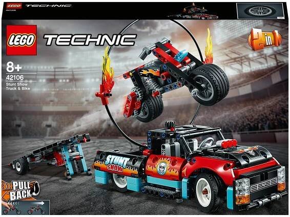 LEGO Technic: Stunt Show Truck & Bike Toys Set (42106)