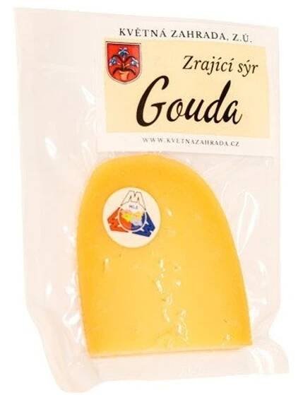Květná Farma Kravský sýr zrající Gouda v akci | AkcniCeny.cz