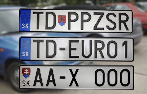 Ministerstvo vnútra navrhuje jednorazové tabuľky so zvláštnym evidenčným číslom s písmenom C a M