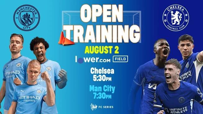 Manchester City - Chelsea Open Training – Lower.com Field