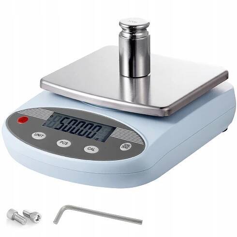 Obrázek produktu pro Analytické váhy Laboratorní váhy 3000gx0,01g 13 jednotek Konverze Elektronické