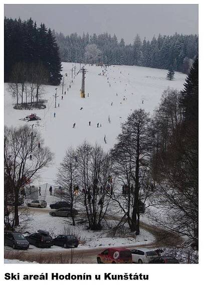 Chalupa Louka, ski areál Hodonín 3km