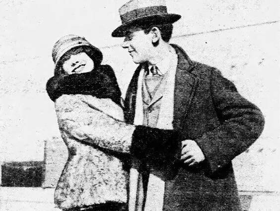 Adele And Fred Astaire On The Aquitania, 1923