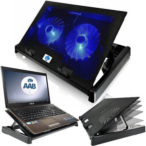 STOJÁNEK-CHLADÍCÍ PODLOŽKA POD NOTEBOOK-A 15-17" PODLOŽKA POD USB NOTEBOOK