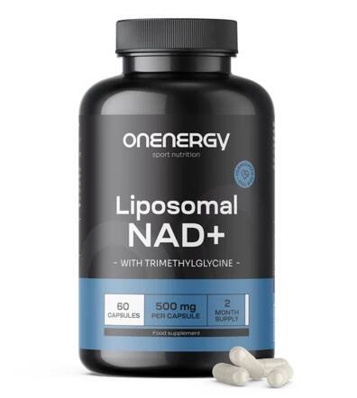 Lipozomální NAD+ 500 mg - s trimethylglycinem, 60 kapslí