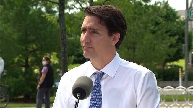 'Unacceptable and wrong': PM Trudeau condemns church vandalism