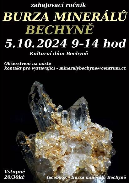 BURZA MINERÁLŮ - Město Bechyně