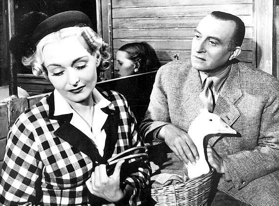 Oldrich Nový and Hana Vítová in Pytlákova schovanka aneb Slechetný milionár (1949)