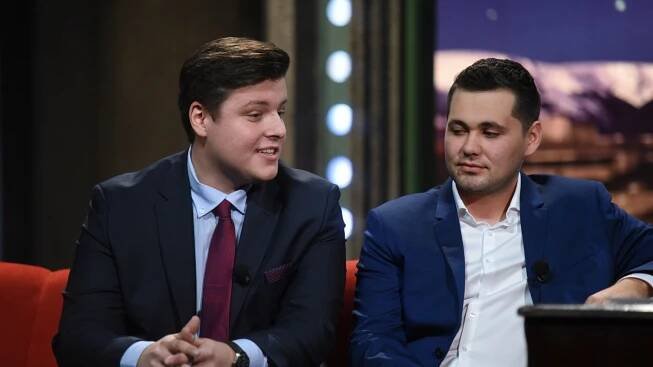 Bojovníci proti současnému školskému systému Tomáš Jízdný a Ondřej Kania