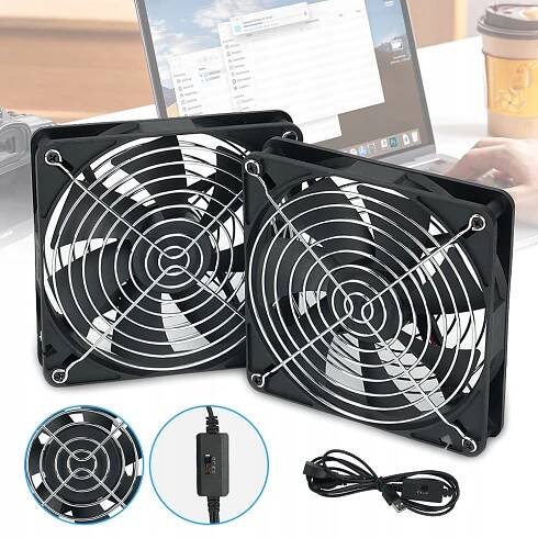 140 MM CHLADICÍ VENTILÁTOR USB VENTILÁTOR PRO PC SKŘÍŇ NOTEBOOKU
