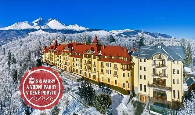 SLANtour | Ubytování s lanovkami a vodními parky - Grand hotel Praha, Tatranská Lomnice