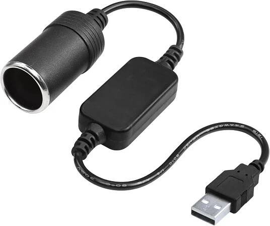 CERRXIAN USB A samec na adaptér cigaretového zapalovače 12V/8W |347| - Elektro