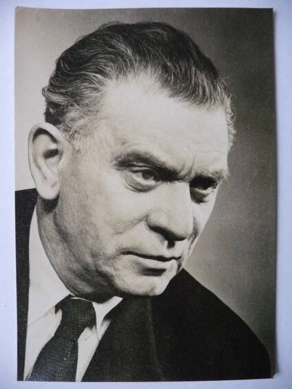 Zdeněk Štěpánek - Národní umělec - herec - Pohlednice