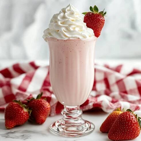 strawberry milkshake