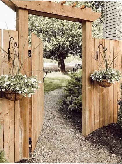 Pin by Deb Bowerman on Dream Outdoor in 2025 | Backyard fences, Backyard, Backyard landscaping