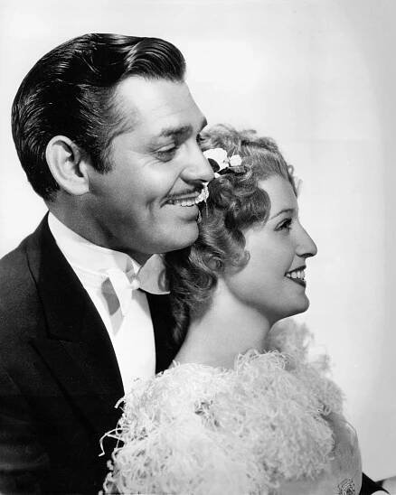 Clark Gable And Jeanette Macdonald In 'San Francisco', 1936.