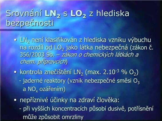 PPT - Kryogenní kapaliny PowerPoint Presentation, free download - ID:3330695