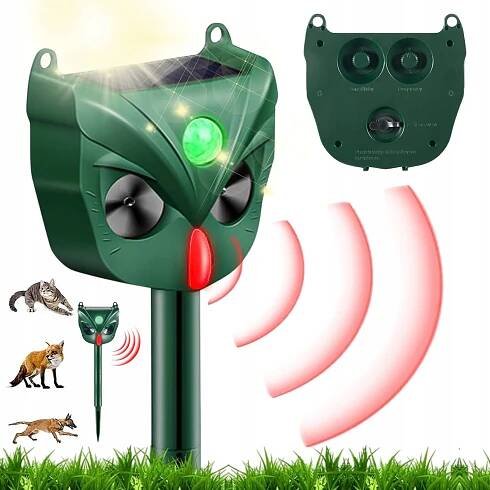 ODPUZOVAČ PTÁKŮ USB ULTRAZVUK S POHYBOVÝM SENZOREM, VODĚODOLNÝ