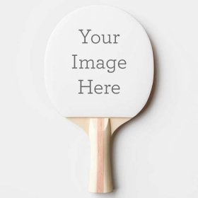 Create Your Own Ping Pong Paddle, Red Rubber Back Ping Pong Paddle