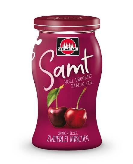 Samt Zweierlei Kirschen