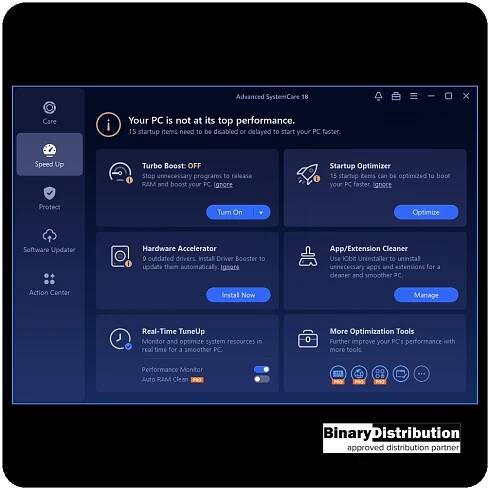 IObit Advanced SystemCare PRO 18 - 3 PC 1 rok - [Stáhnout]