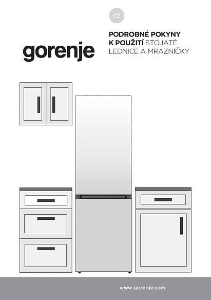 Návod k použití Gorenje NRK6192AW4 - Zbozi.cz