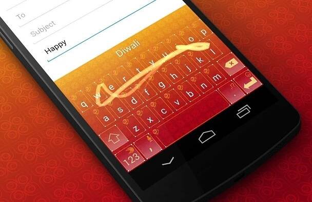 swiftkey beta novy vzhled pro oslavu svatku svetel1