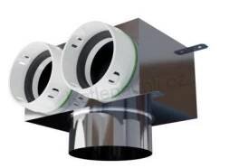 Stropní box nerezový AT-FLEX 2 x 90 mm