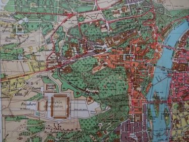 Stará mapa - plán - Prahy - Staré mapy a veduty