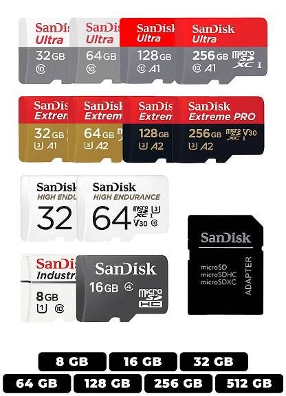 SanDisk Ultra 32 GB Micro SD Class 10 microSDHC Memory Card - SDSQUNR-032G-GN3MA