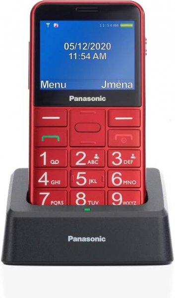 Mobilní telefon Panasonic KX-TU155EXR Červený