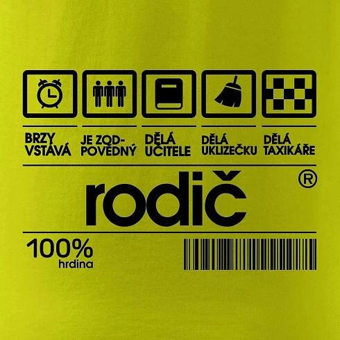 Čárový kód rodič - Pure dámské triko