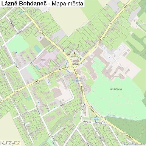 Lázně Bohdaneč - mapy | Kurzy.cz