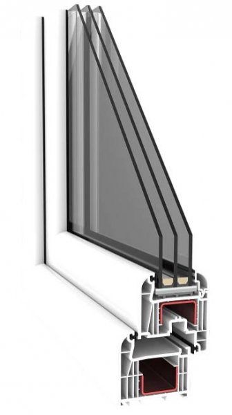 TeraGlass Okno plastové 6-komorové, 3-sklo, biele, 500 x 500 x 70 mm, P nakúpiť v OBI