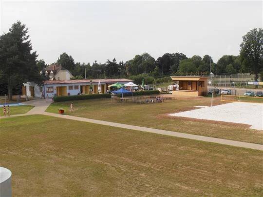 Koupaliště po rekonstrukci - rok 2011