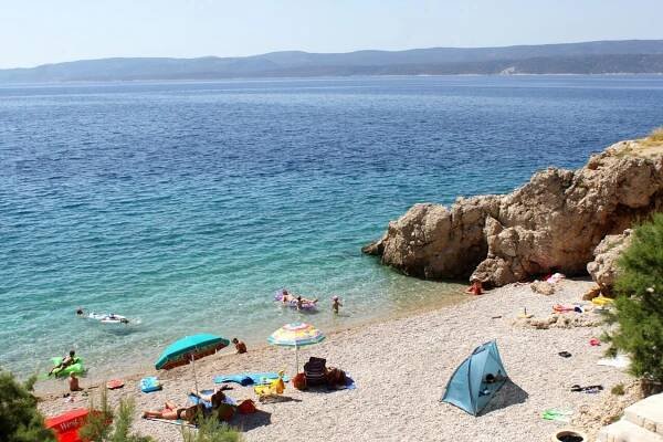 Nejbližší pláž - Rodinný dům s bazénem Lokva Rogoznica, Omiš