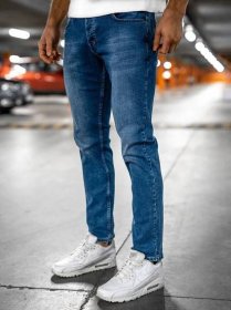 Tmavě modré pánské džíny regular fit Bolf R900 
