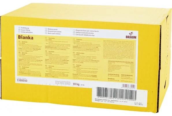 BRAUN Bianka vanilka základní krém 10 kg