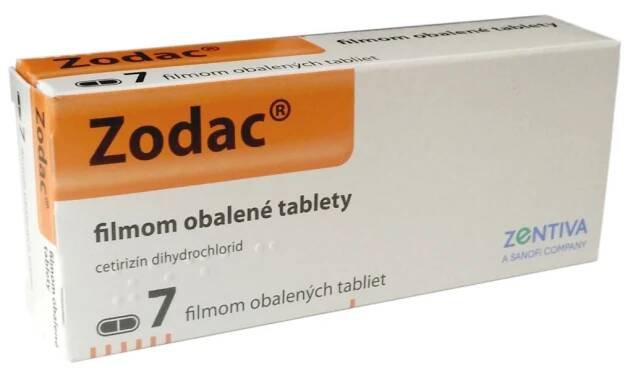 Antihistaminikum Zodac